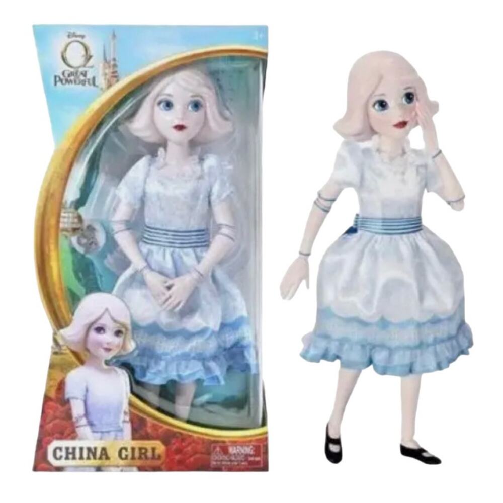 Disney China Girl Doll & Charm 14" Jointed Great Powerful Wizard Of Oz New Boxed
